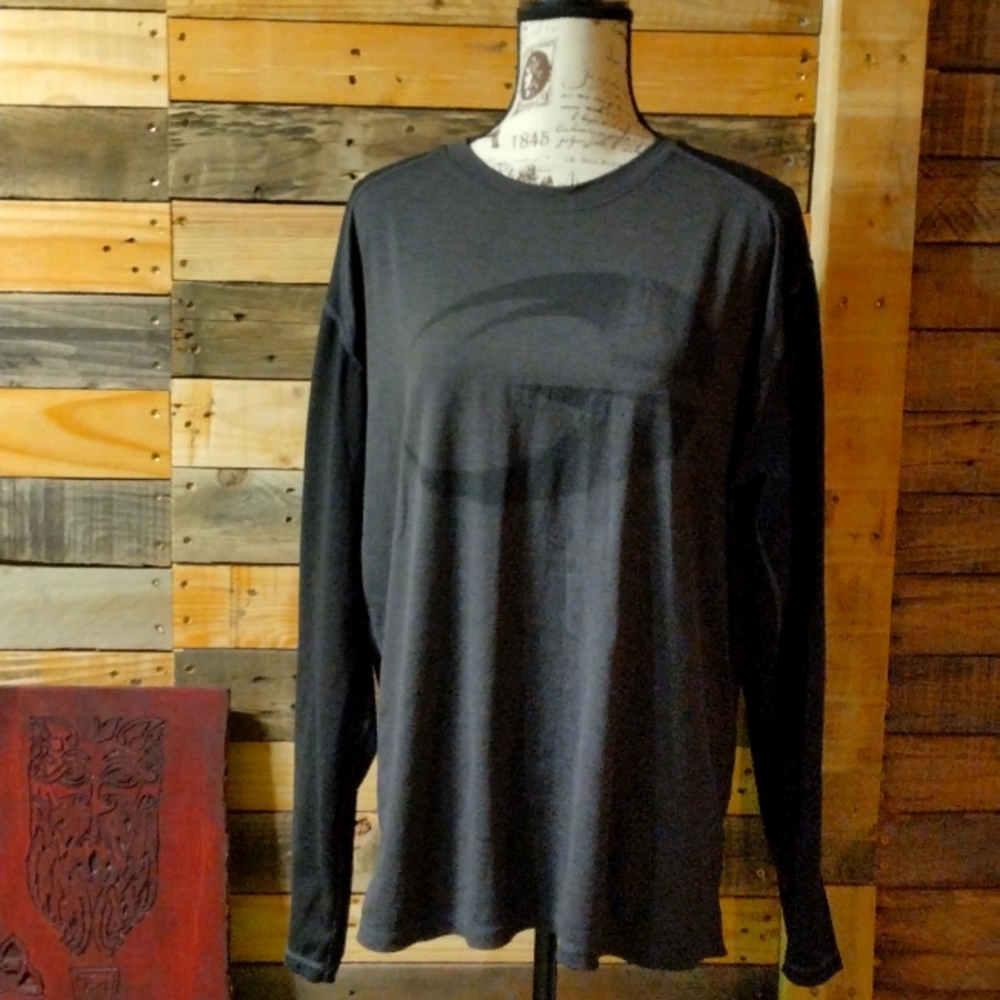 XL Charcoal and black GASP workout shirt